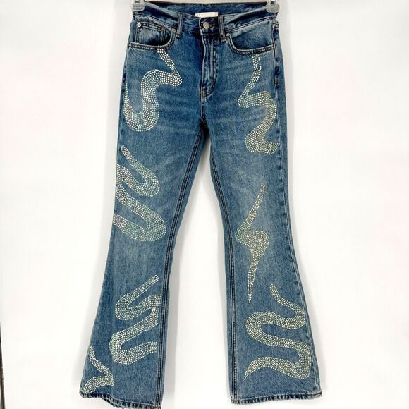 Urban Outfitters Denim - Urban Outfitters BDG 90s Mid-Rise Bootcut Jeans Embellished – Size 25